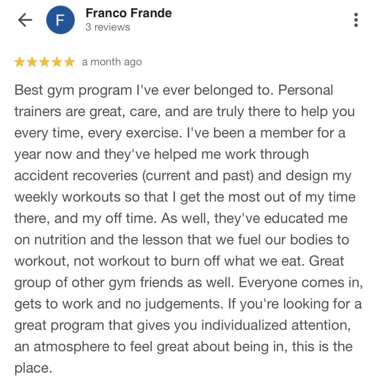  - Personal Trainer