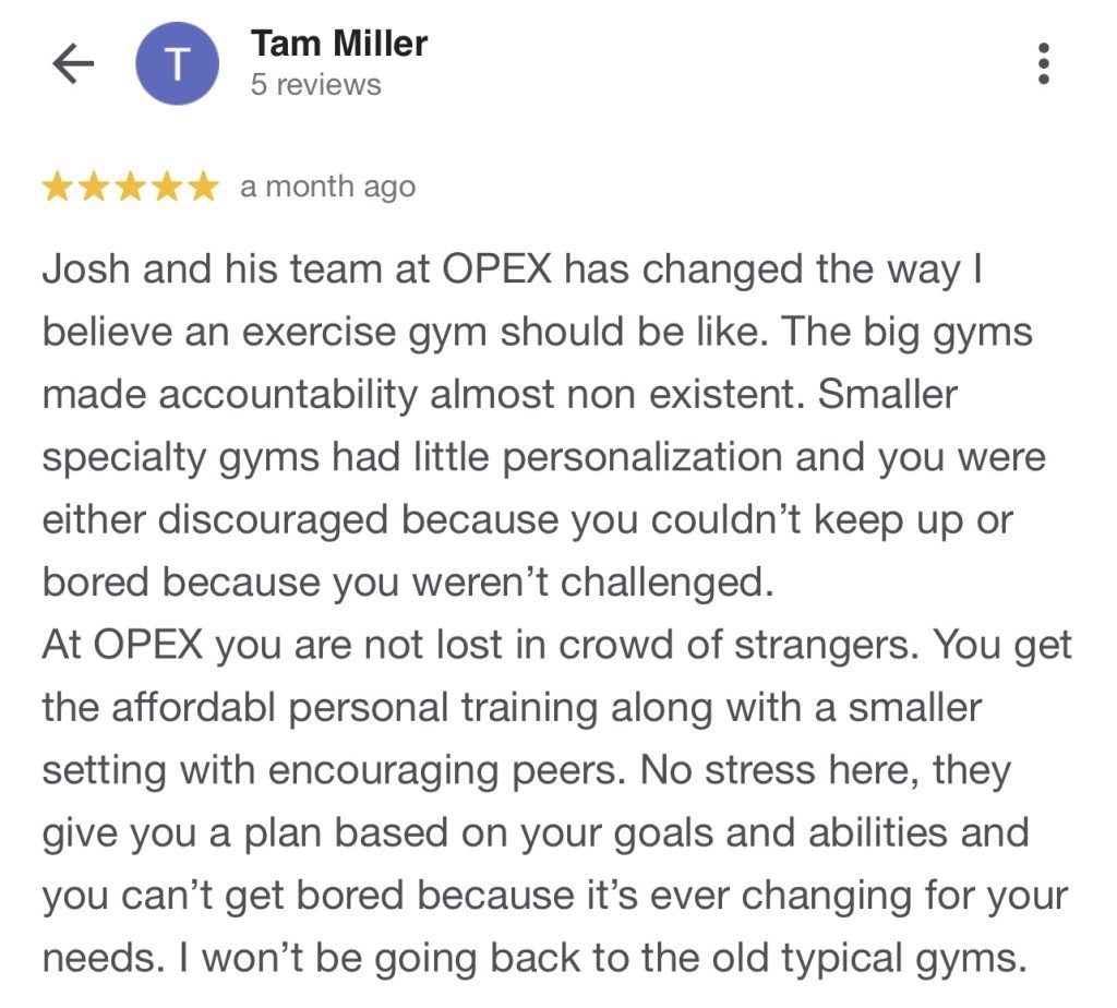  - Personal Trainer